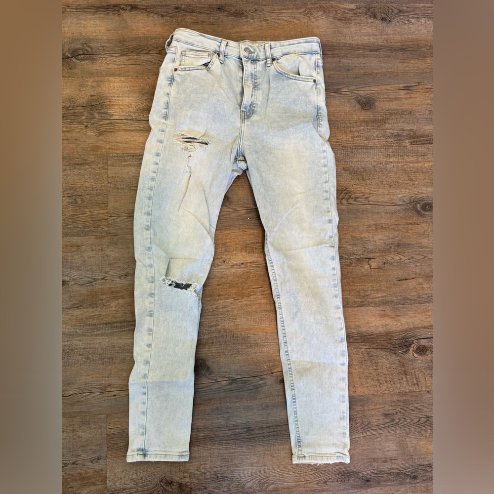 TOPSHOP Jaime jeans - size 28 light wash